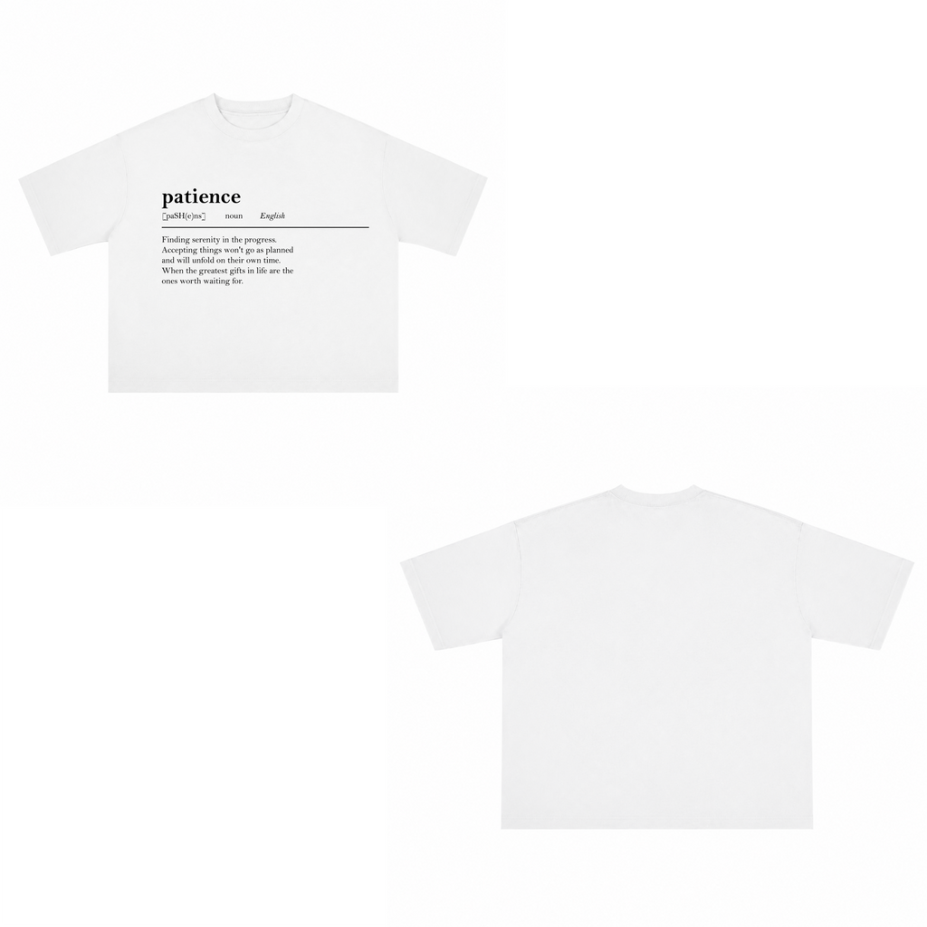 T-shirt "Patience"