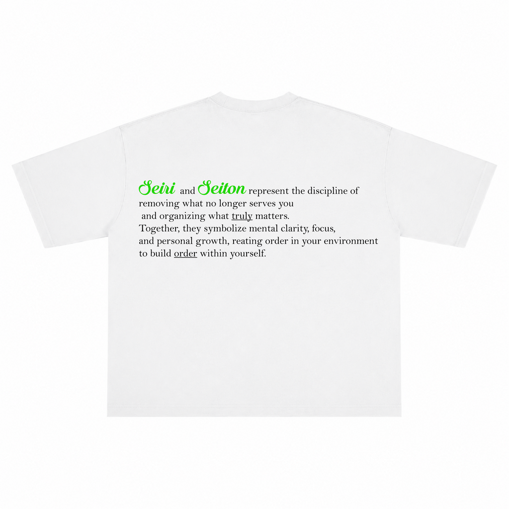 T-shirt "Seiri and Seiton"