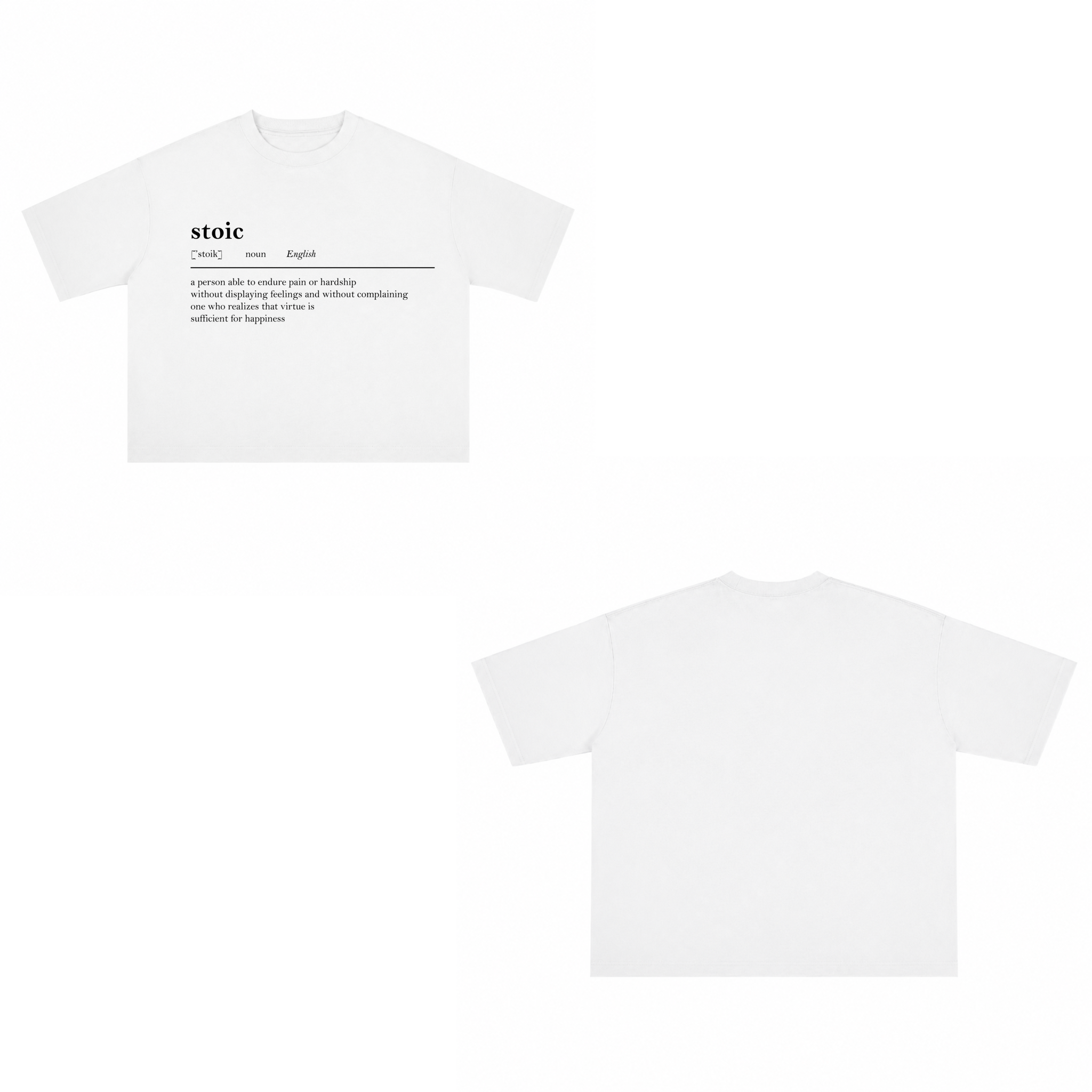 T-shirt "Stoic"